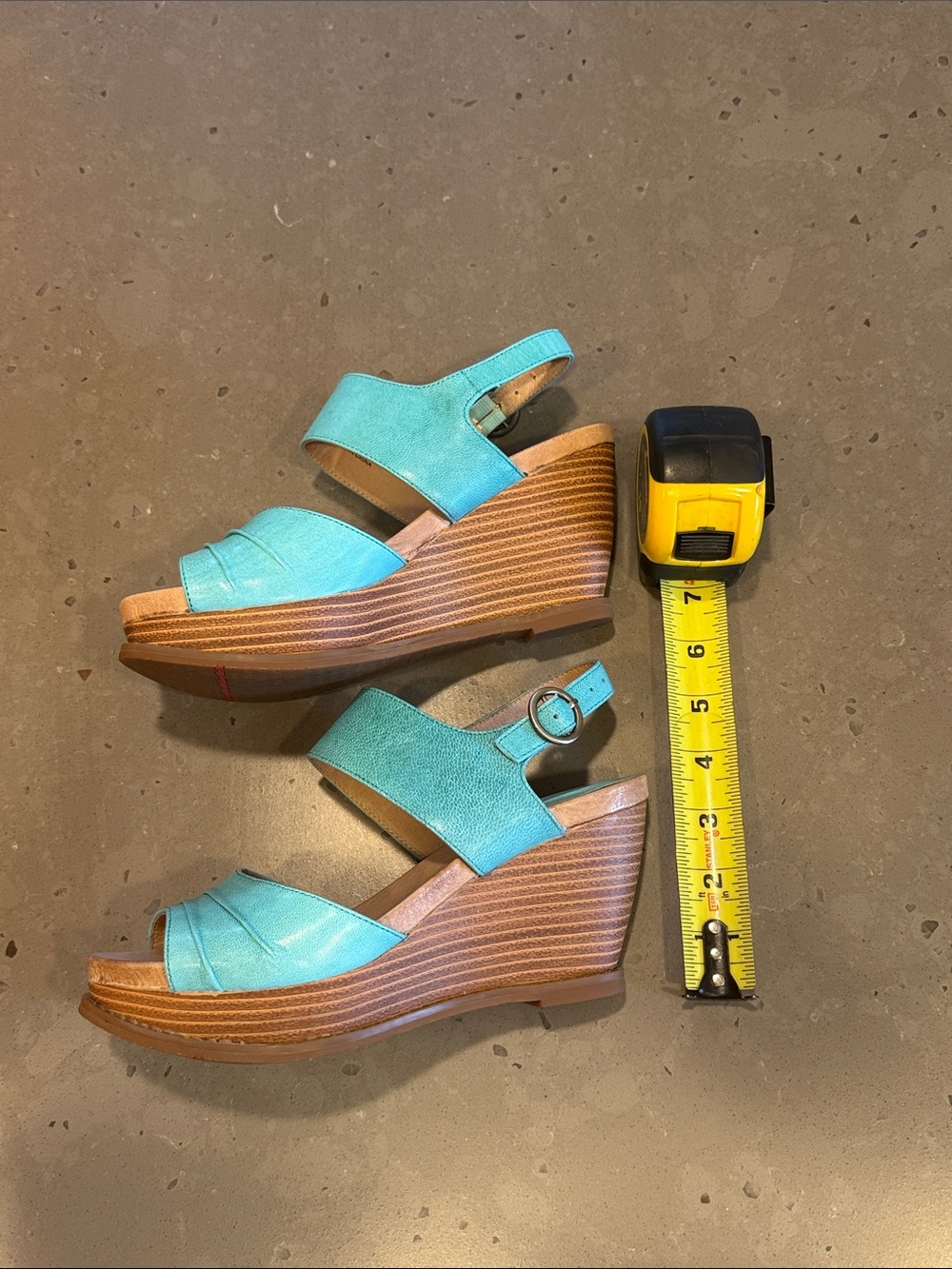 Miz Mooz Ruthy Wedge Wedge Sandal in Sky - Picture 5 of 8